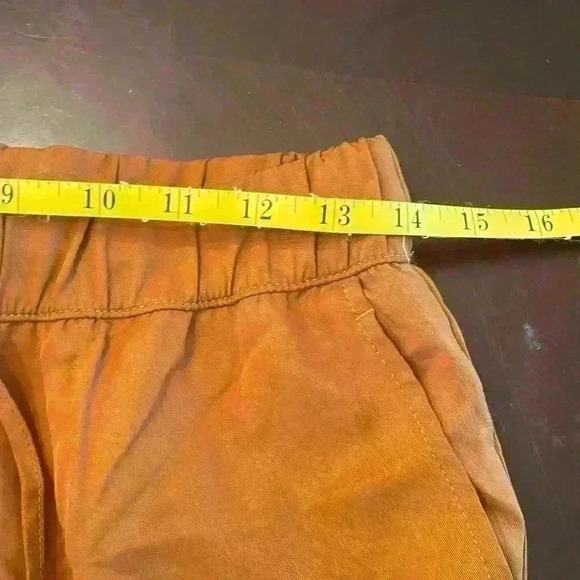 Banana Republic Tencel Cargo Jogger Pant Deep Camel XS Comfy Soft Relaxed - Picture 10 of 11
